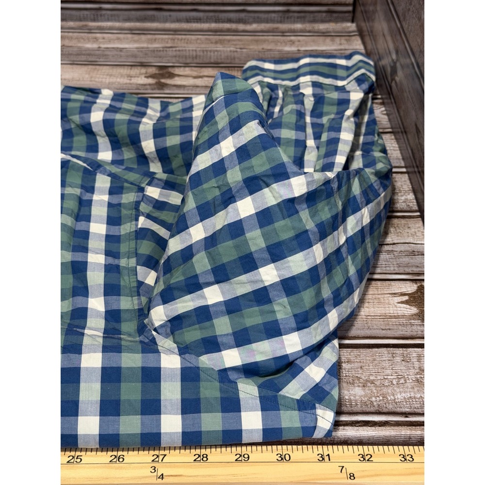 Tommy Bahama Mens Plaid Button Down Long Sleeve‎ Shirt 3XB Blue Green White - Picture 6 of 7